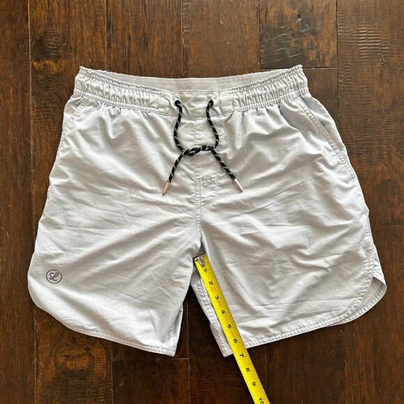 Legends Luka Shorts Mens Medium Light Gray Athletic Running Gym Workout - Picture 4 of 8